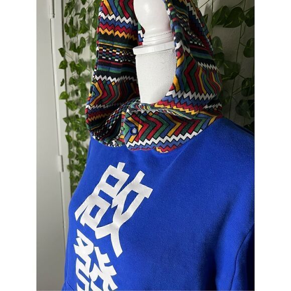 Adidas Blue Kangaroo Pocket Pharrell Williams Solar Hu Hoodie Size XS - Picture 3 of 8